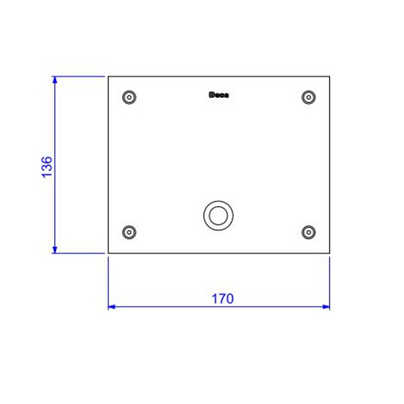 Válvula Mictório Embutida Acionamento Sensor Bivolt Decalux 2780.C