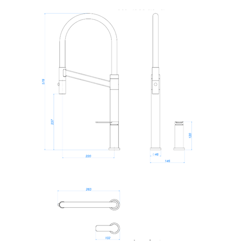 Misturador Monocomando Cozinha Deca Colore Inox 2289.inx.tc